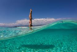 Soma Bay - Red Sea. Stand Up Paddleboarding - SUP holidays.